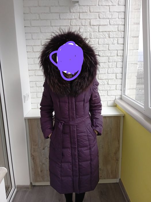 Зимовий пуховик пальто куртка