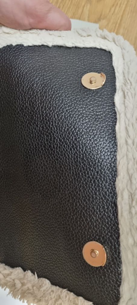Tous torebka bandolera crossbody skórzana czarna