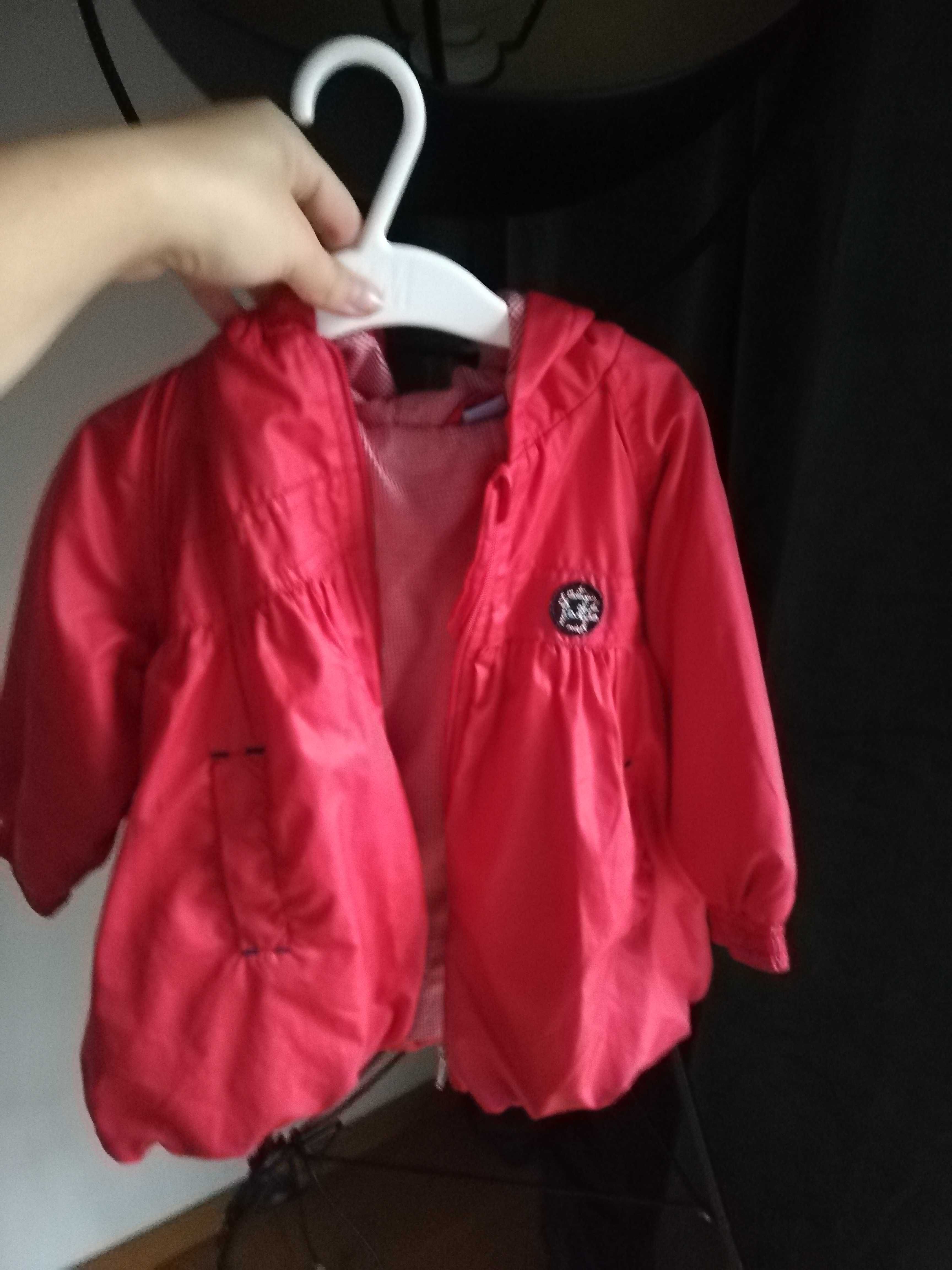 Wójcik czerwony kapturek kurtka czerwona r. 86 cm 12-18m.