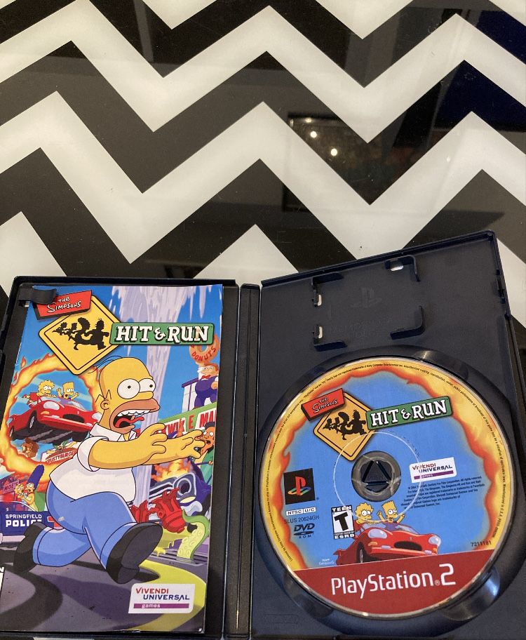 The simpsons hit and run ps2