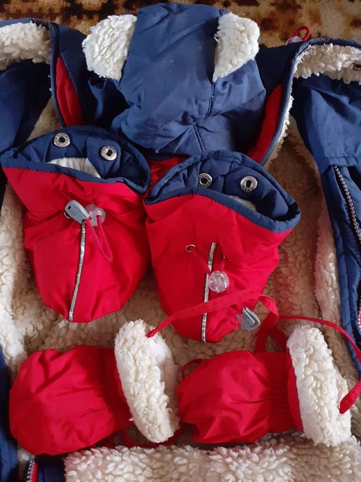 Комбинезон зимний на овчине, комбинезон-трансформер