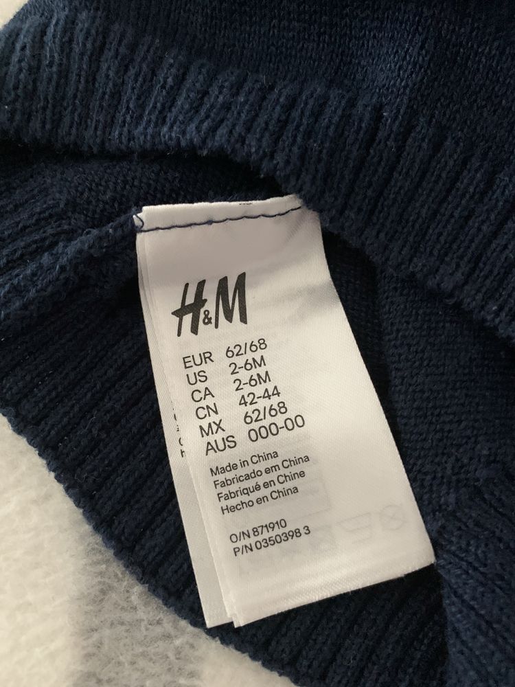 Шапка дитяча h&m 2-6 м.