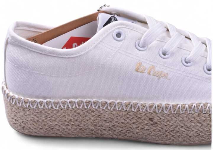 Buty Damskie Lee Cooper Espadryle Trampki białe platforma r.39 Wys.24H