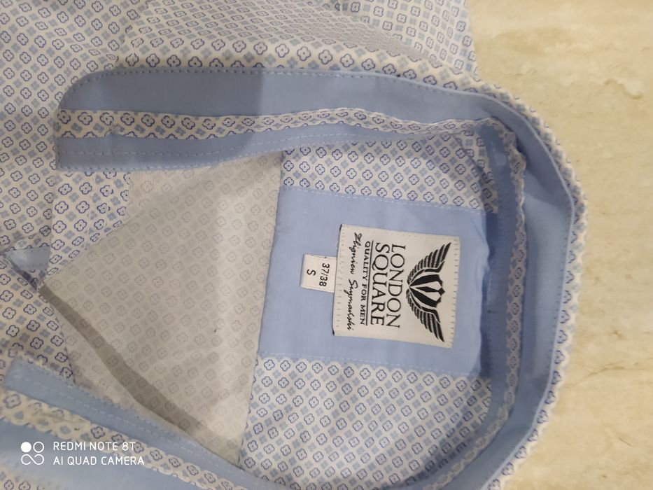 Koszula męska/młodzieżowa S kołnierzyk 37/38