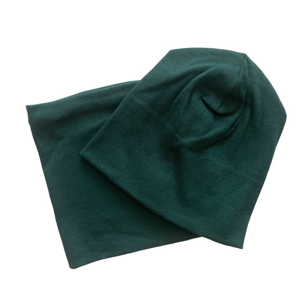 Komplet prążkowany czapka i komin 52 Handmade