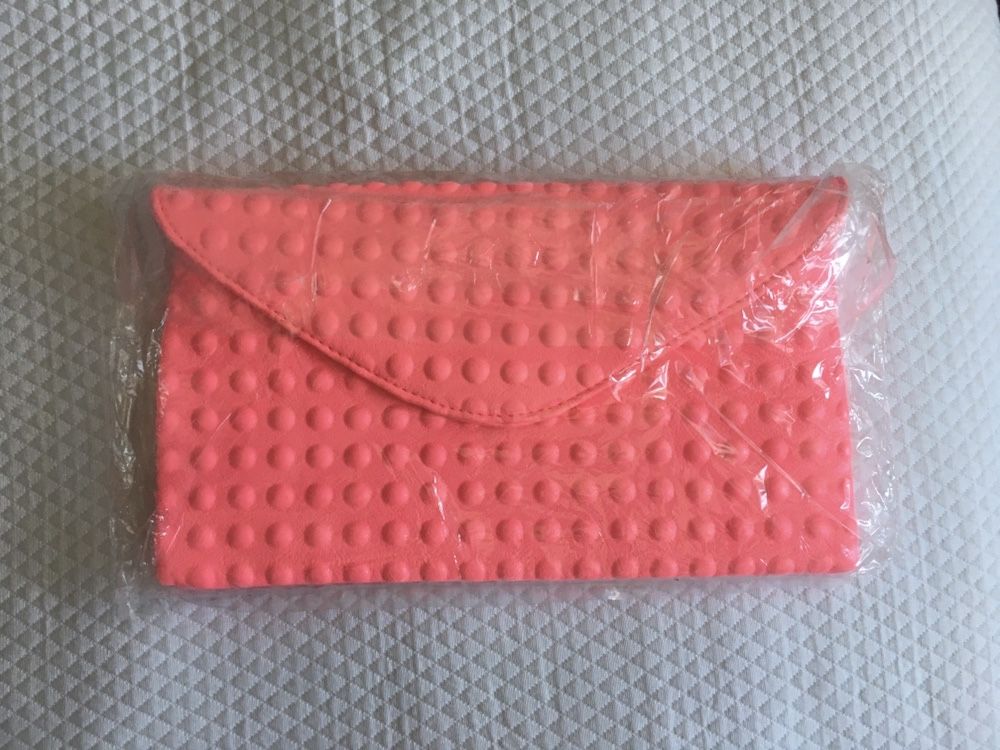 Carteira/pochete rosa choque