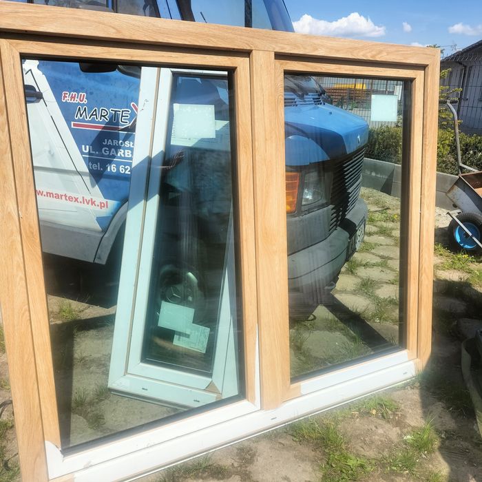 OKNA PVC 3 szybowe Turner Oak