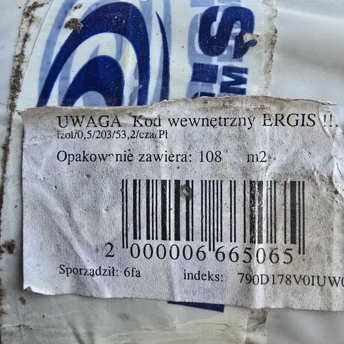 Folia izolacyjna do gnojówki/kiszonki 108 m2