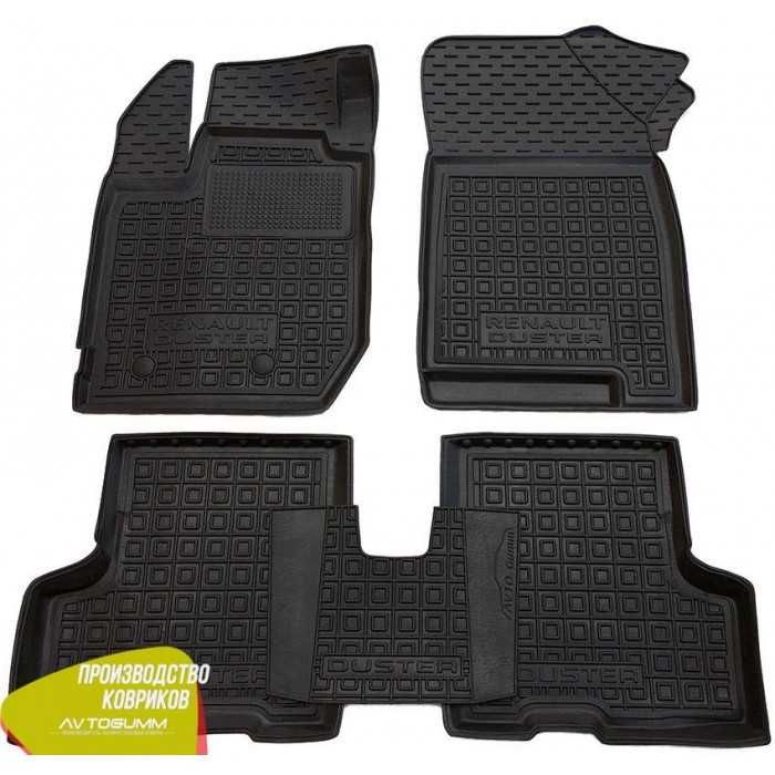 Коврики в салон Renault - Arkana Captur Duster Zoe Kadjar резиновые