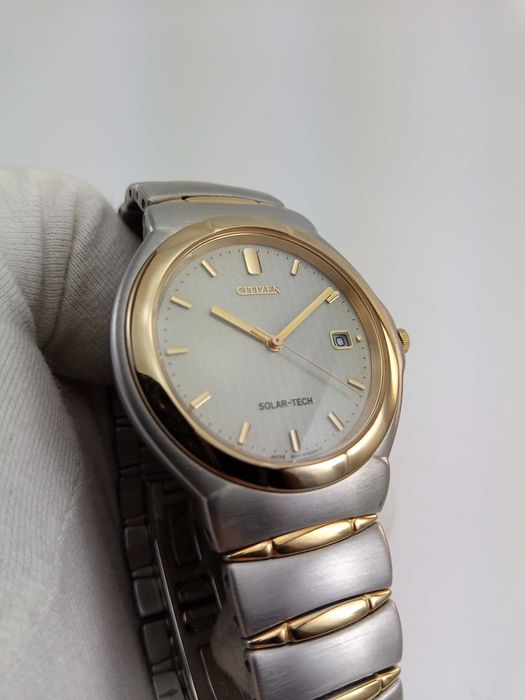 Японские мужские часы Citizen Eco-Drive AP8124-53P, сапфир, годинник