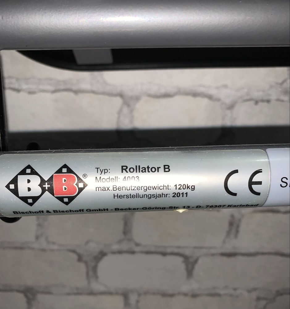 Ходунки роллатори RollatorB 4003 для інвалдів