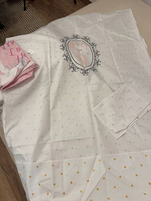 Kołdra, poduszka, ochraniacz, 2xpościel
