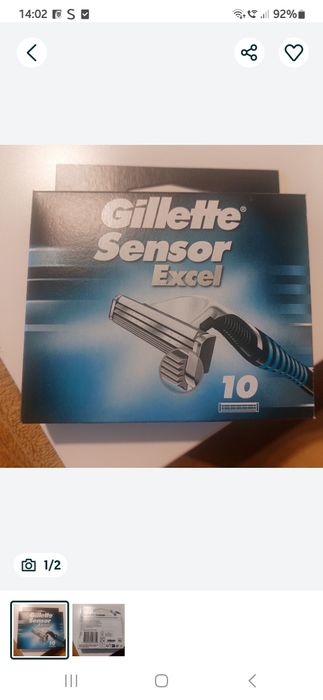 Gilette Sensor Excel ostrza
