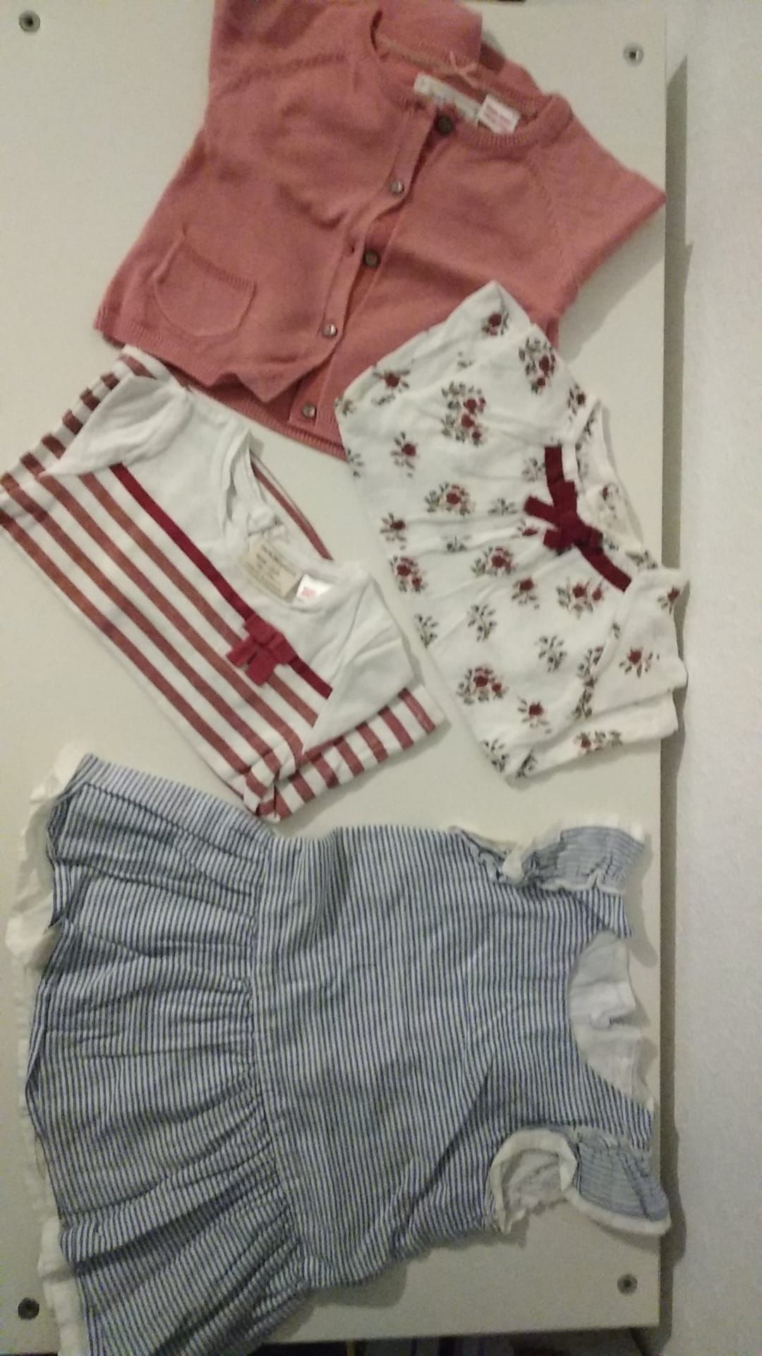 Conjunto 4 peças 6/9 meses Zara