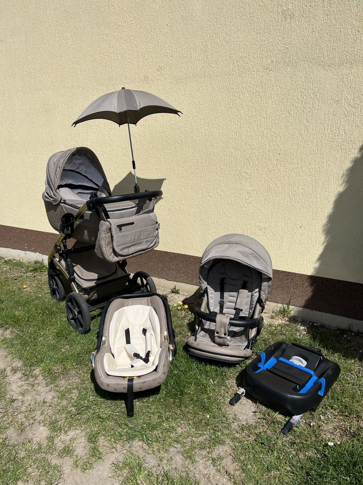 Wózek TAKO Laret Imperial 4W1 + fotelik i baza