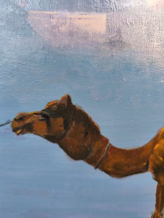 Картина східний пейзаж олійними фарбами на полотні