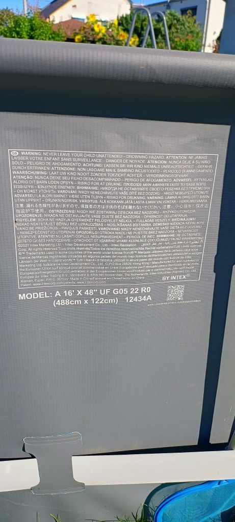 Basen Intex Ultra XTR 19 kubików wody  pompa zasyp szkło Skimmer dodat