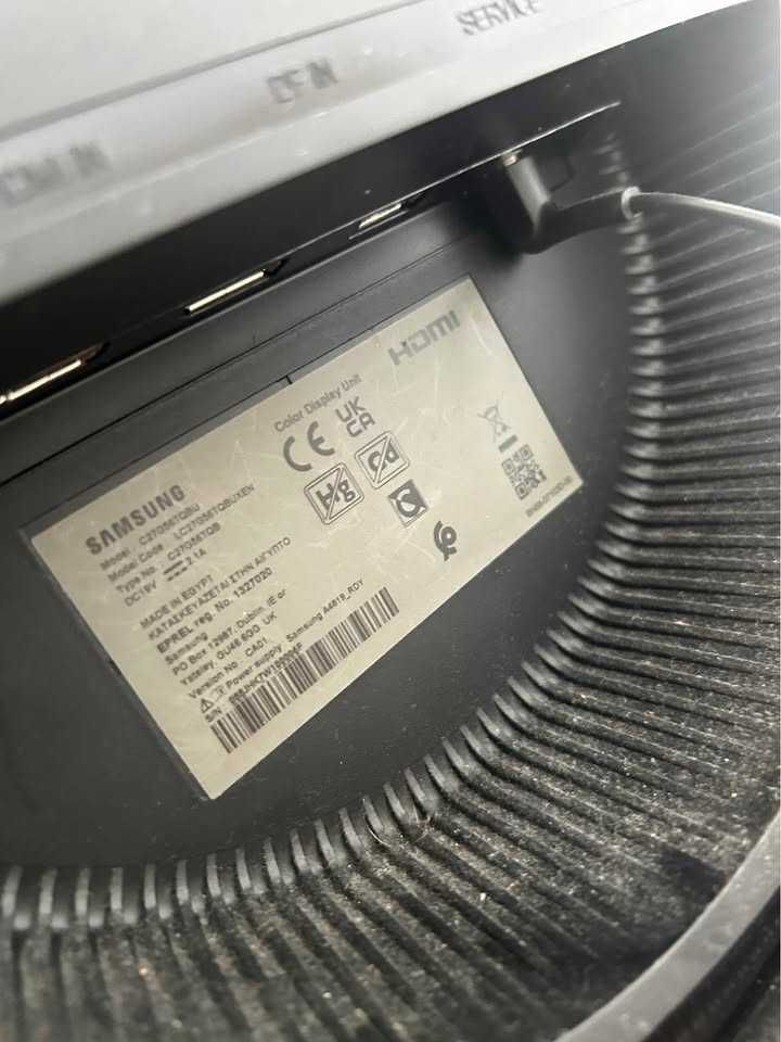 Ecrãs Monitor Gaming Curvo