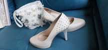 Buty ślubne ivory