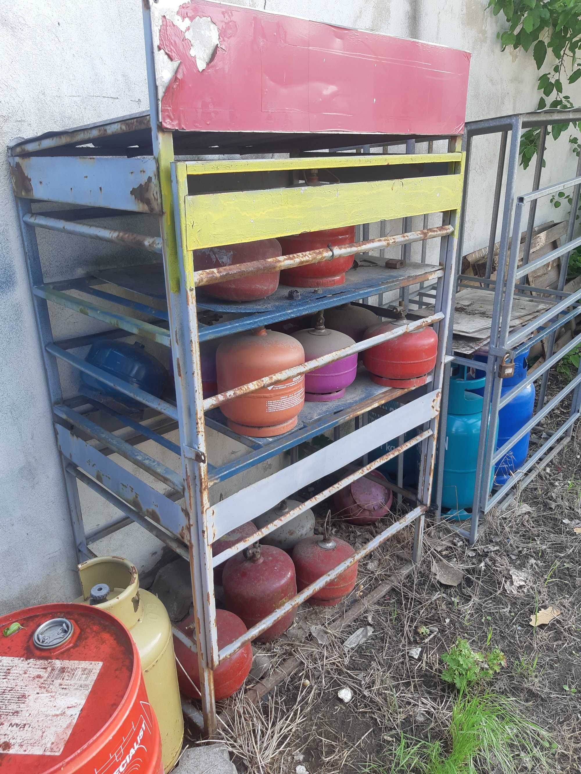 Klatka na butle gazowe