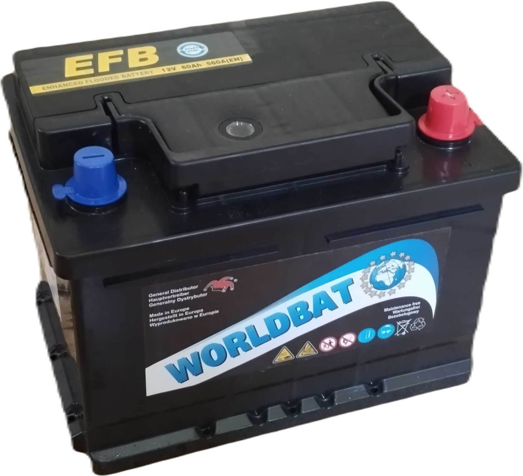 Akumulator Worldbat EFB START STOP SYSTEM 60 Ah 560 A Najtaniej