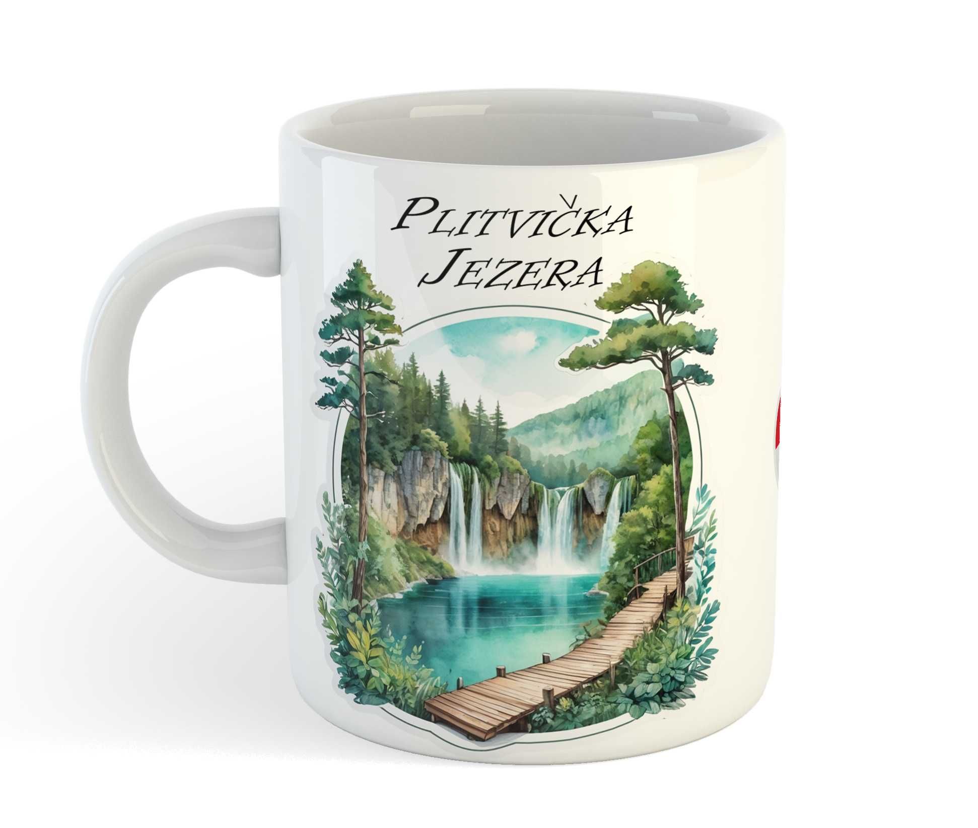 Kubek Chorwacja Plitwickie Jeziora Pamiątka z Chorwacji Super Prezent
