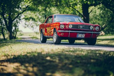 Auto do Ślubu - Samochod Ford Mustang V8 1966/1965r