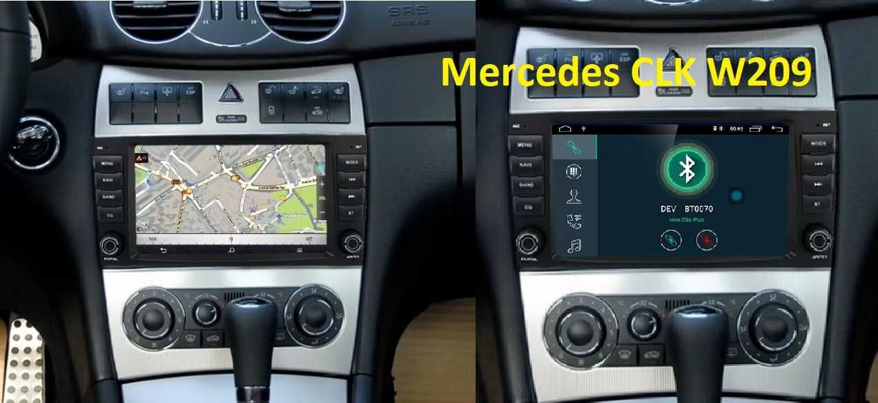 Auto Radio Android Mercedes  C220 w203 w209