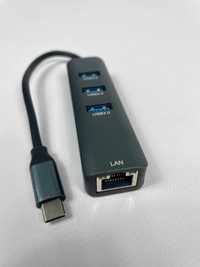 Hub USB-C Lan Ethernet RJ45 Gigabit 1000mb USB 3.0