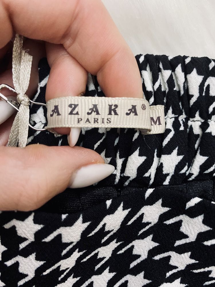 Spódnica rozkoszowana w pepitkę Azaka Paris S/M