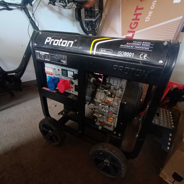 Agregat prądotwórczy moc max 11 kw diesel Proton