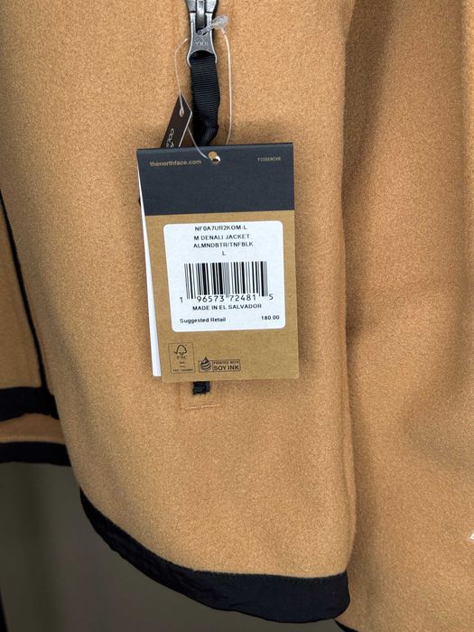 The North Face чоловіча фліска Almond/Black Denali Jacket Polartec