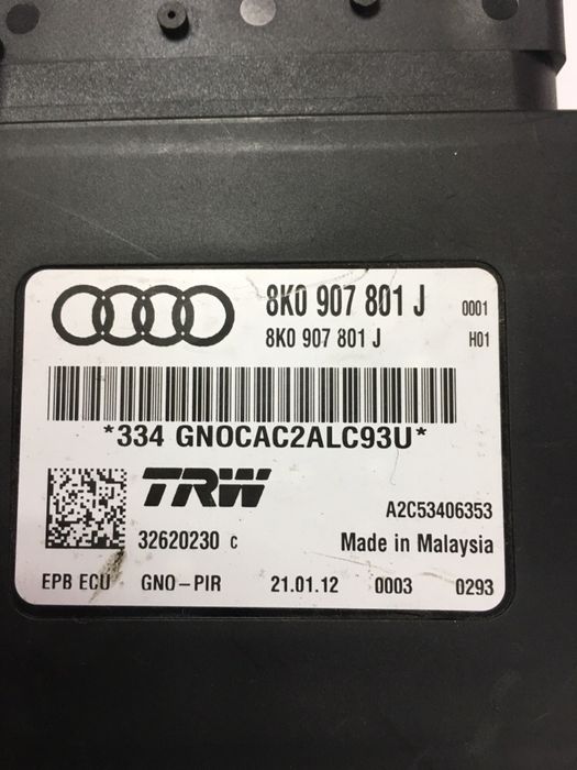Audi A5 modulo travao de mao