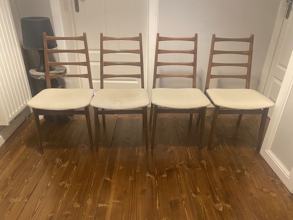 Duńskie krzesła, Teak Design Modern, Mid Century
