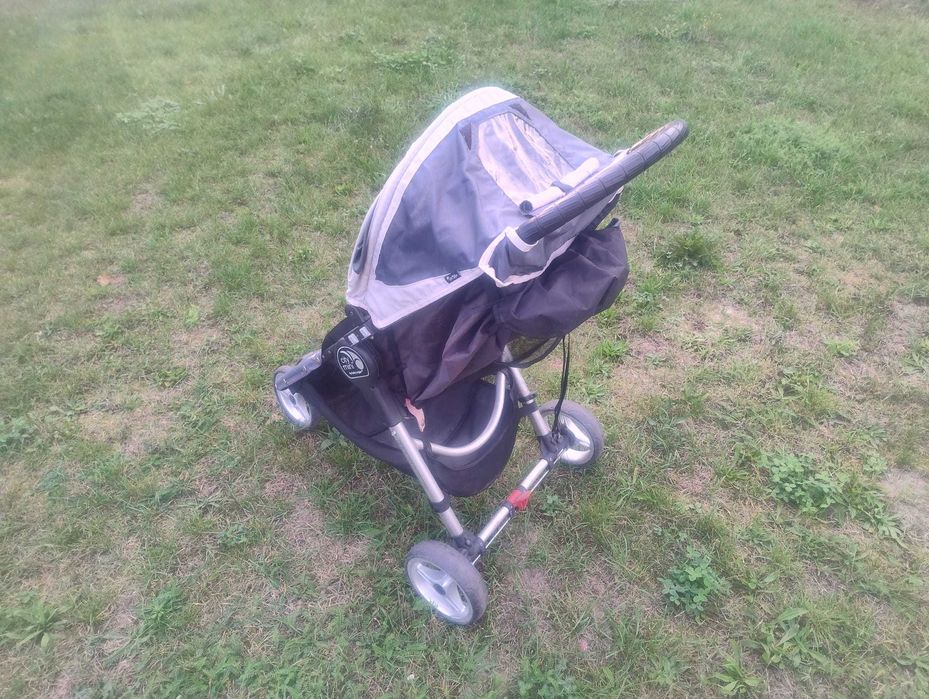 Wózek Baby Jogger City Mini + stolik + folia przeciwdeszczowa