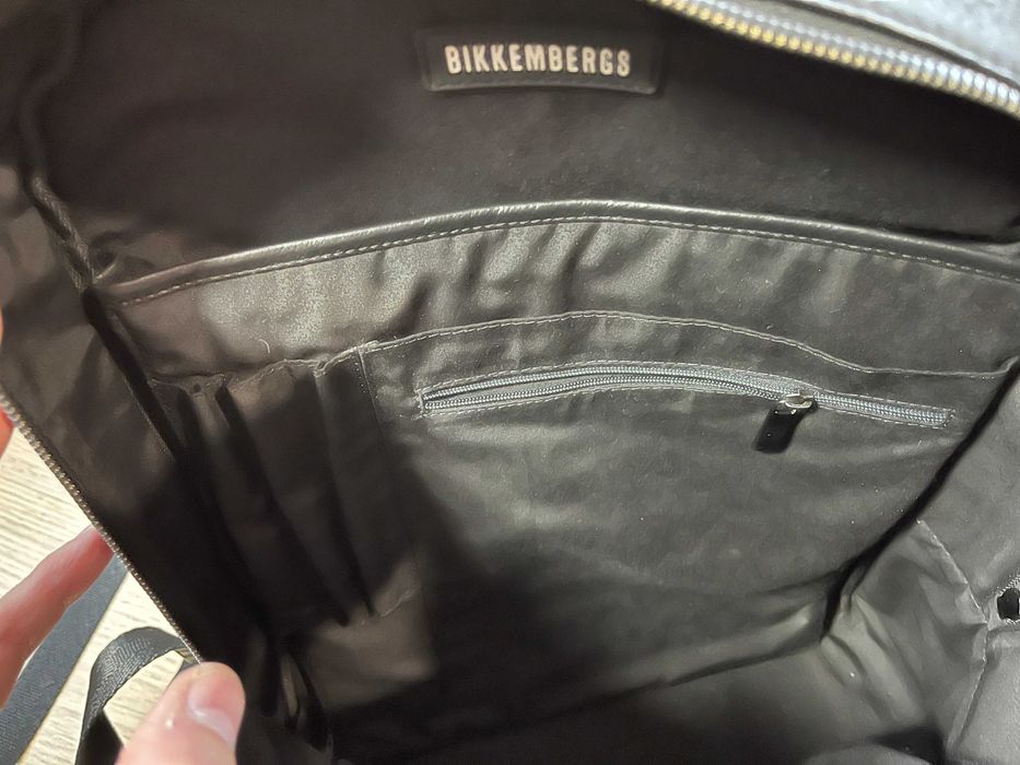 BIKKEMBERGS рюкзак шкіряний кожаний оригинал