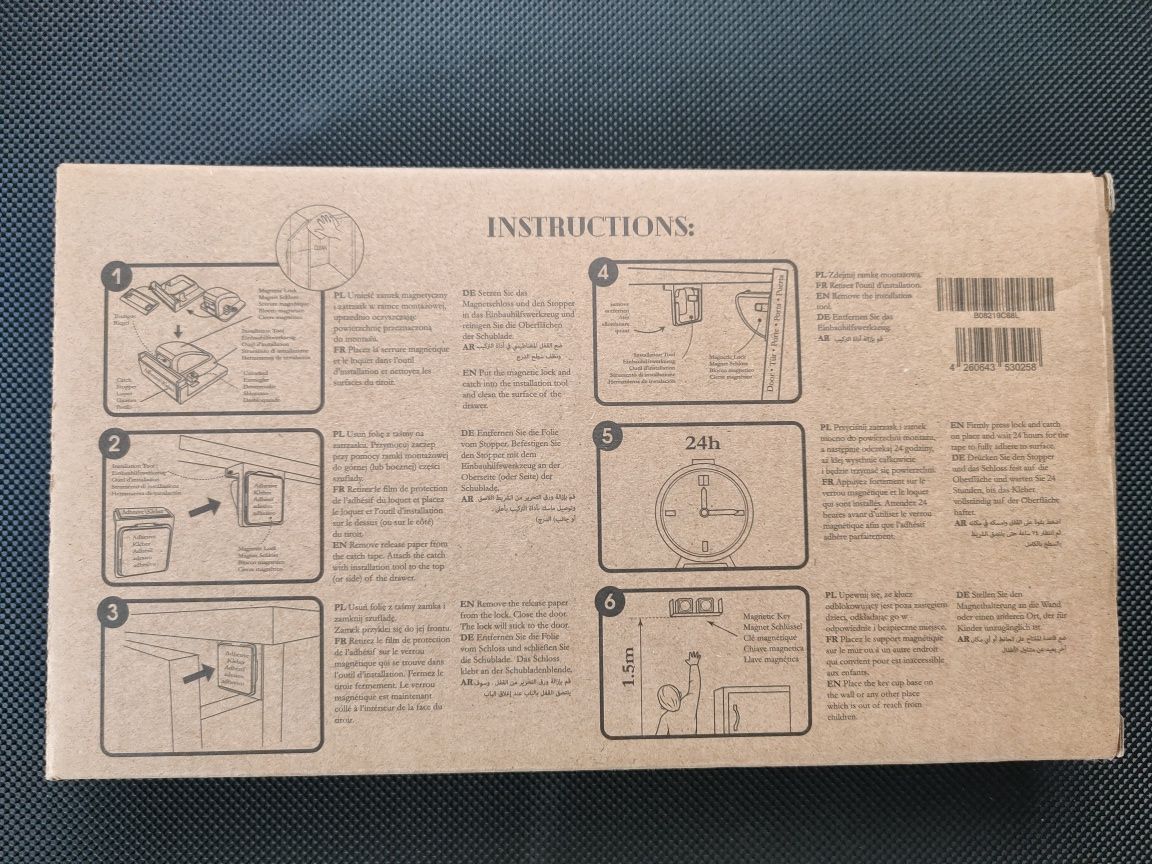 Magnetyczne zabezpieczenie szafek przed dziećmi