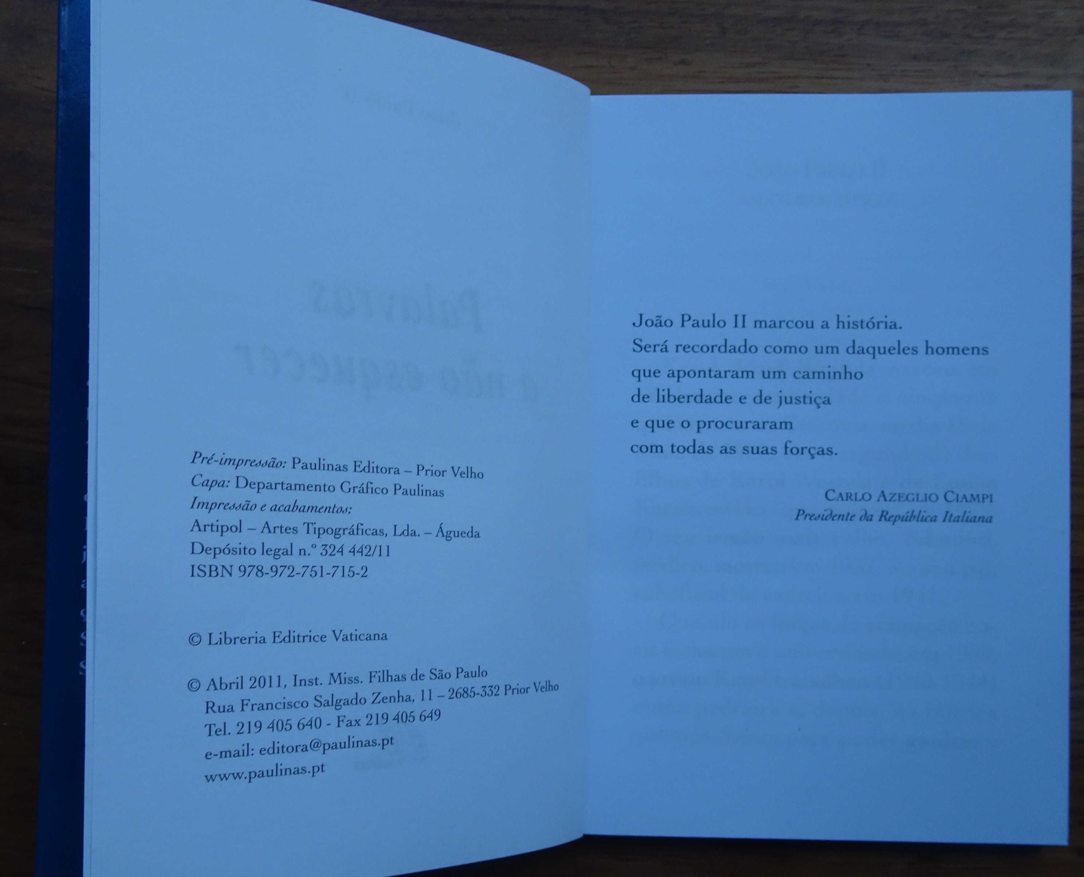 Palavras A Não Esquecer de João Paulo II