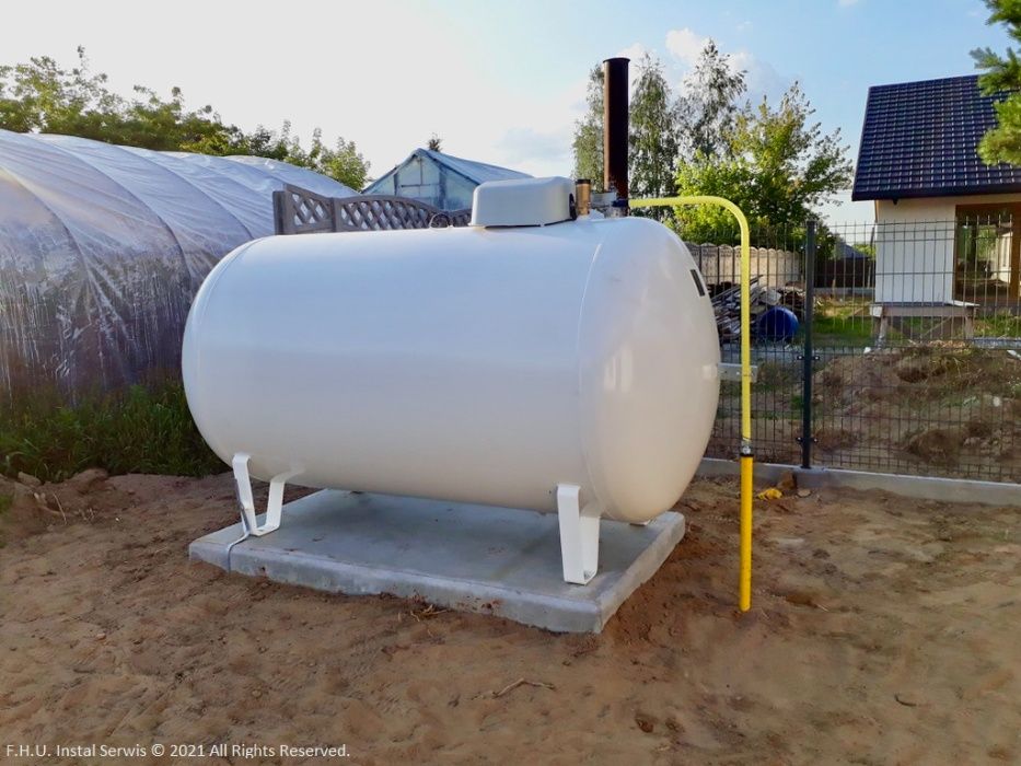 Zbiornik na gaz płynny LPG 2700L /3600L / 4850L / 6400L naziemny