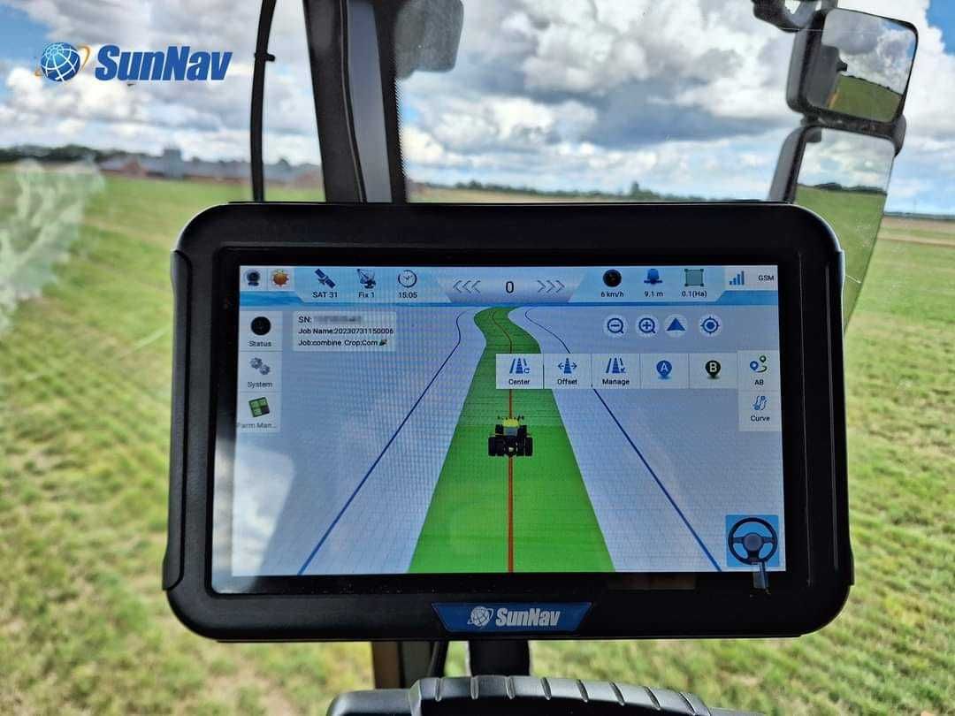 SUNNAV AG400 nawigacja rolnicza AUTO prowadzenie RTK 2,5cm GPS