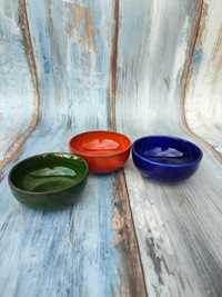 Ceramiczne miseczki kolorowe  - Vintage - design