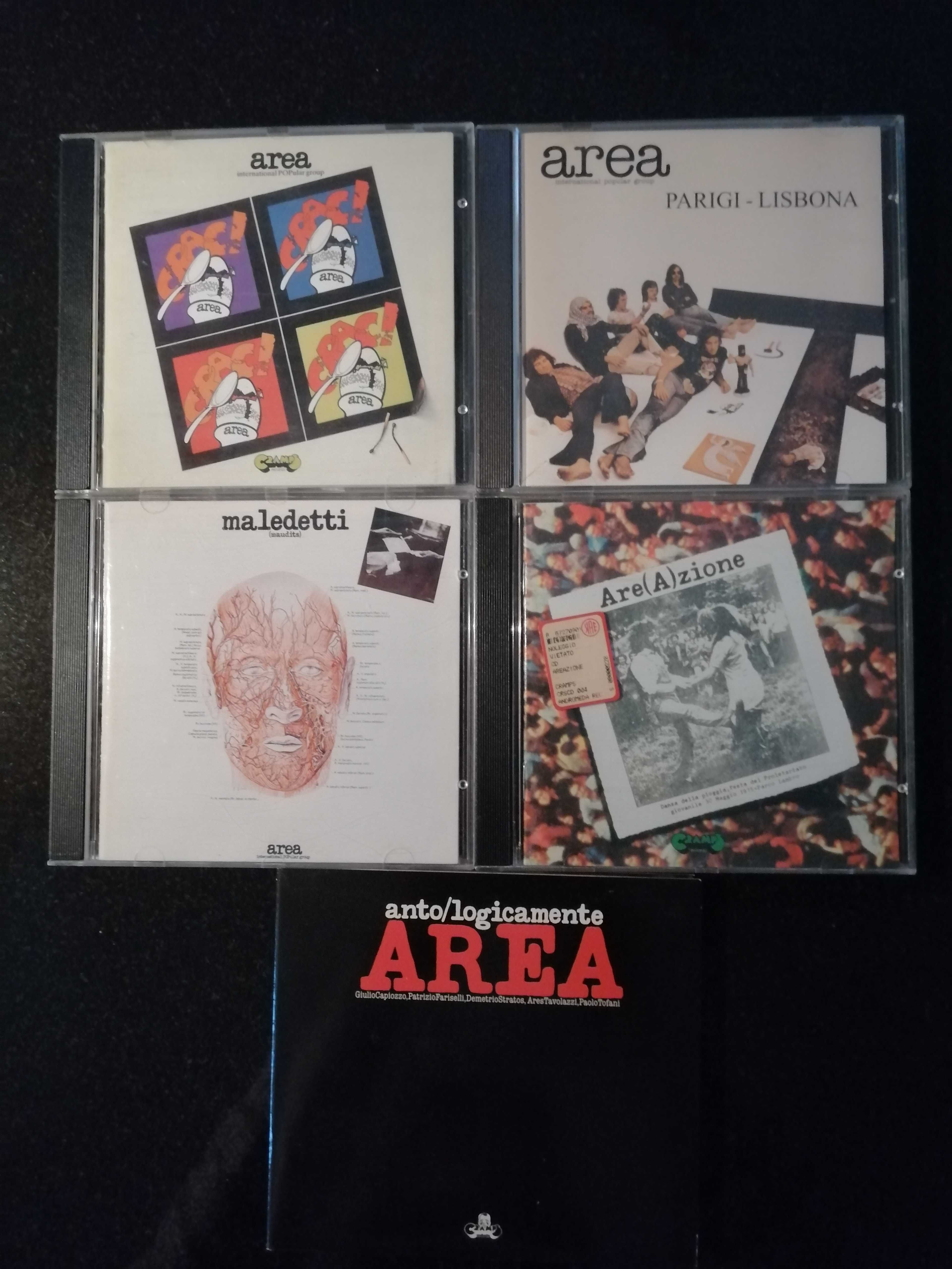 Jazz Fusion AREA CD’s seminovos e raros