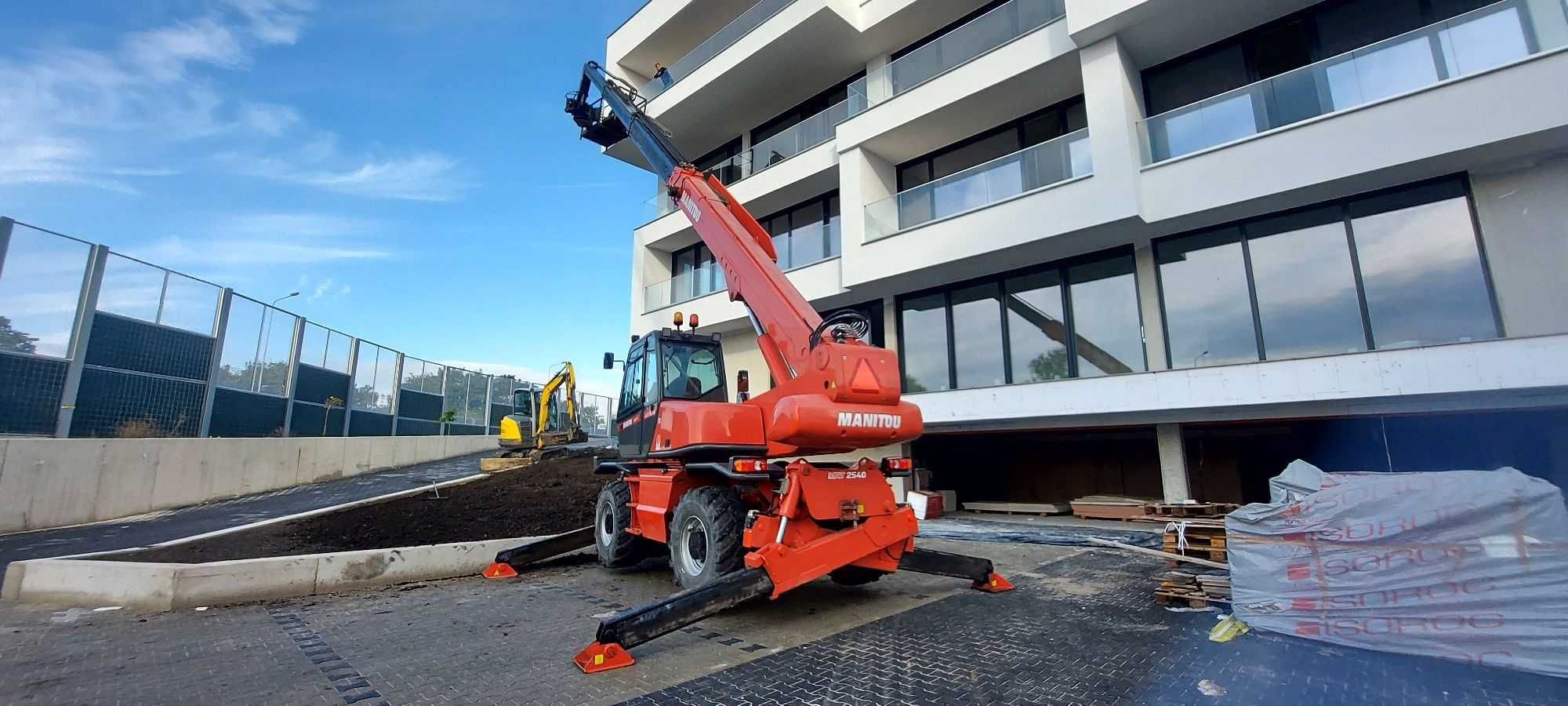 Wynajem Ładowarki Teleskopowej Manitou MRT , ROTO , MT