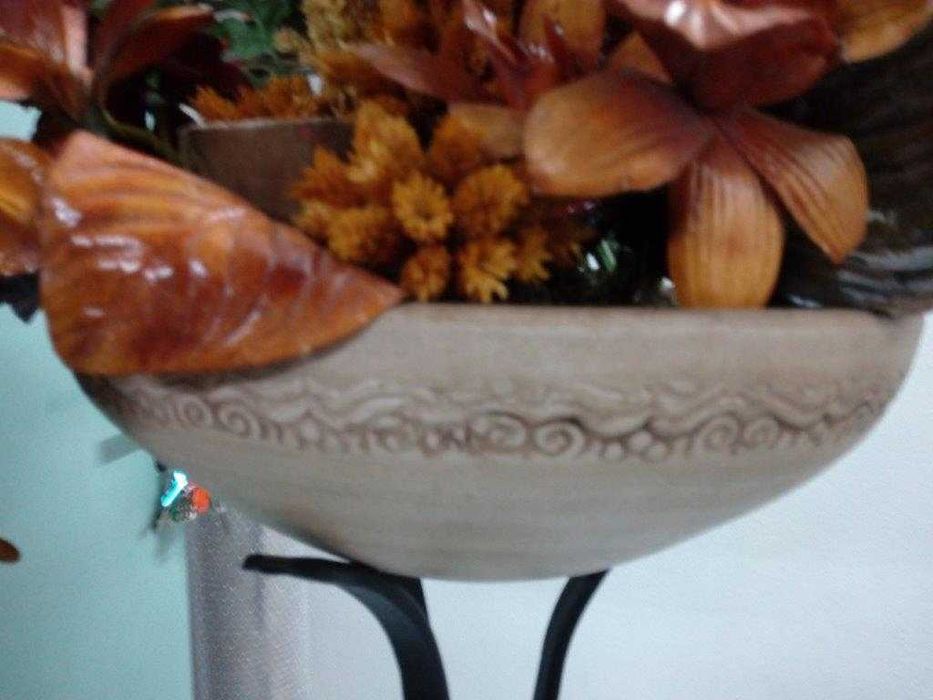 Pedestal em ferro forjado