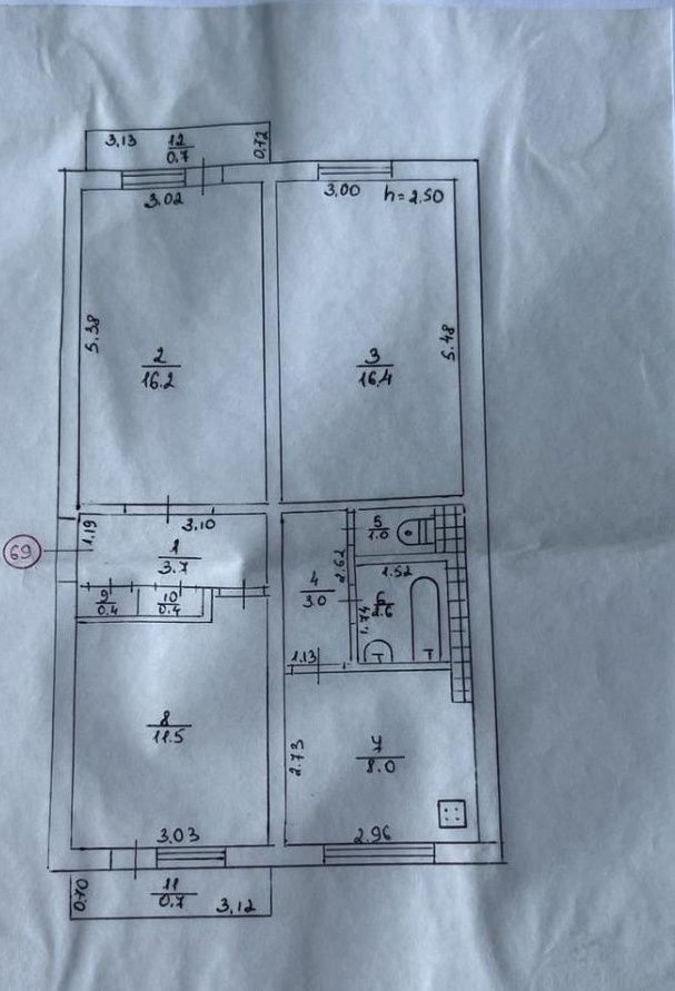 Продам 3-х кімнатну квартиру по вул Приречна