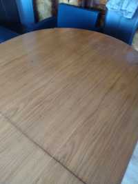Stół owalny , podstawa drewniana
