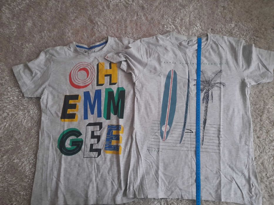 T-shirty chłopięce Reserved rozmiar 158 cm paczka 8 sztuk