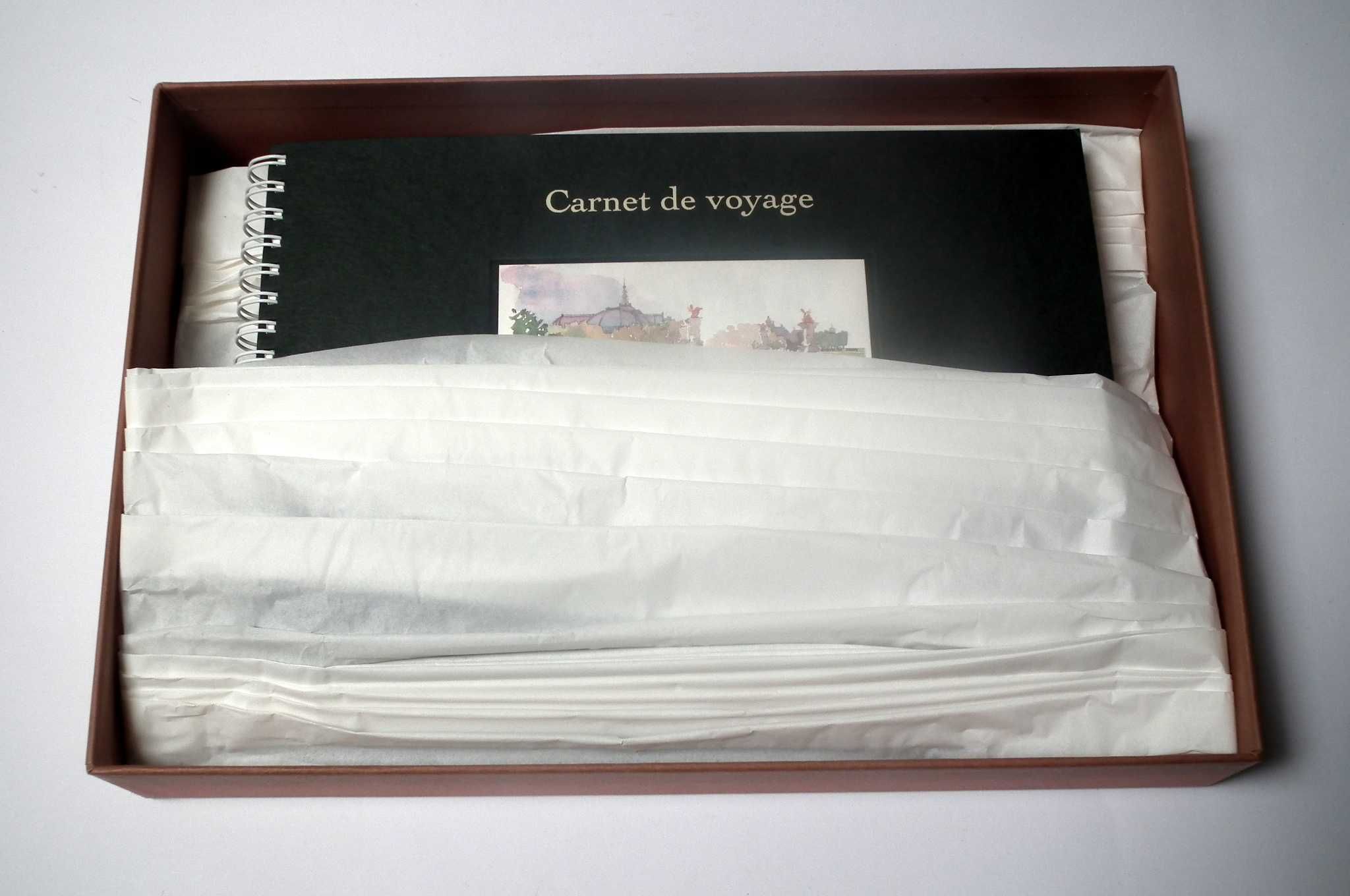 Sketchbook de viagem da Louis Vuitton, com caixa. Envio gratuito.
