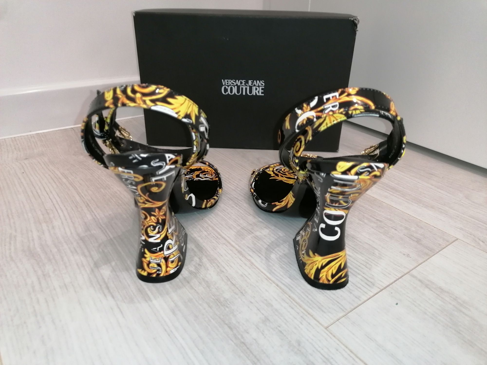 Sandaly  Damskie  NA Obcasie  VERSACE JEANS COUTURE r. 41