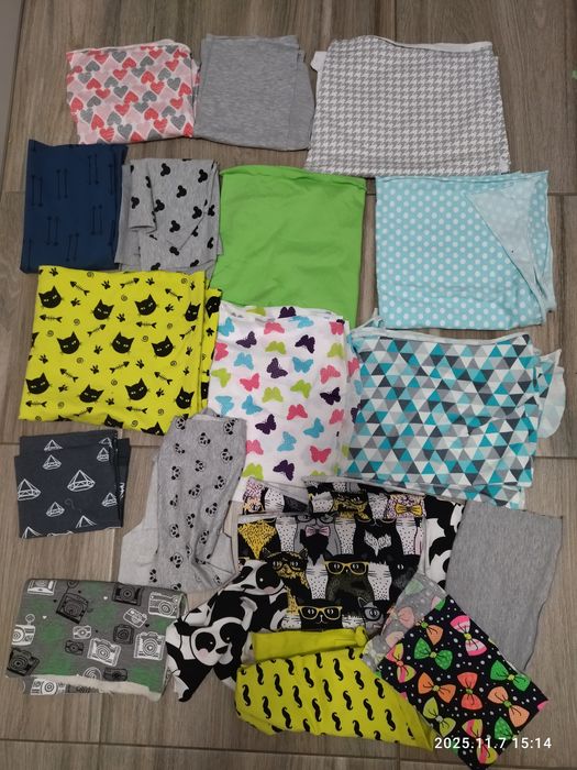 Dresówka  materiał, kawałki